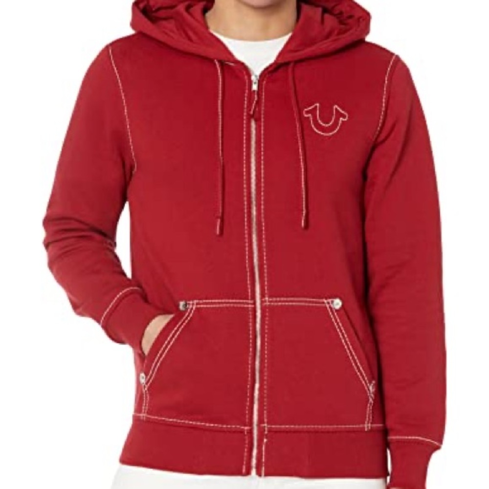 True Religion Big T Zip Hoodie XS
